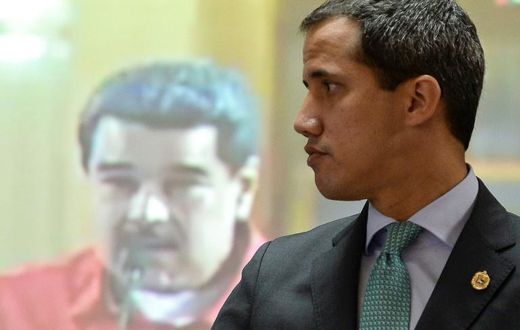Venezuela is caught in an economic crisis and a political standoff between the government of President Nicolas Maduro (L) and National Assembly leader Juan Guaido (R)