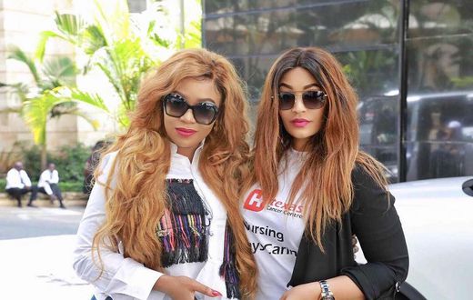 Vera Sidika with Zari Hassan. Vera Sidika has disclosed that she have spent over 5 million in  a day