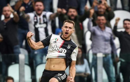 Welsh midfielder Aaron Ramsey scored on his first start for Juventus.