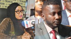 Saumu Mbuvi lectures woman claiming to be pregnant for her senator Fiancé