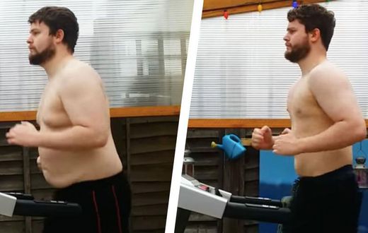 Watch a Guy Lose 48 Pounds in Treadmill Time-Lapse