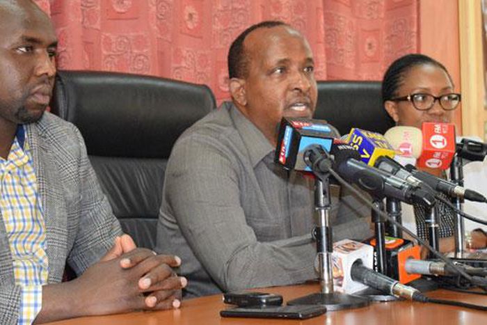 National Assembly Majority Leader Aden Duale and his Senate counterpart Kipchumba Murkomen