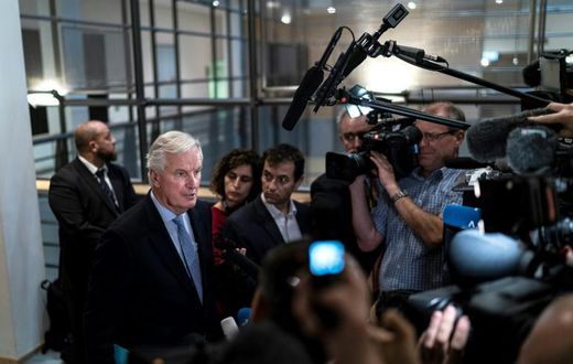 European Union's chief Brexit negotiator Michel Barnier gave a guarded welcome to the UK's plan