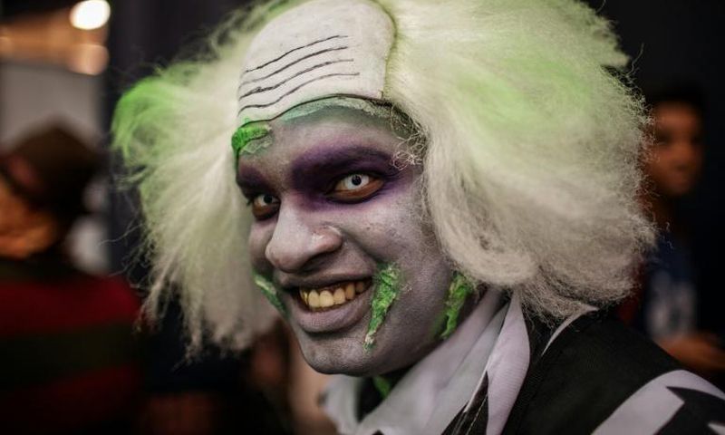 Cosplayers dress as their favourite superheroes - or villains