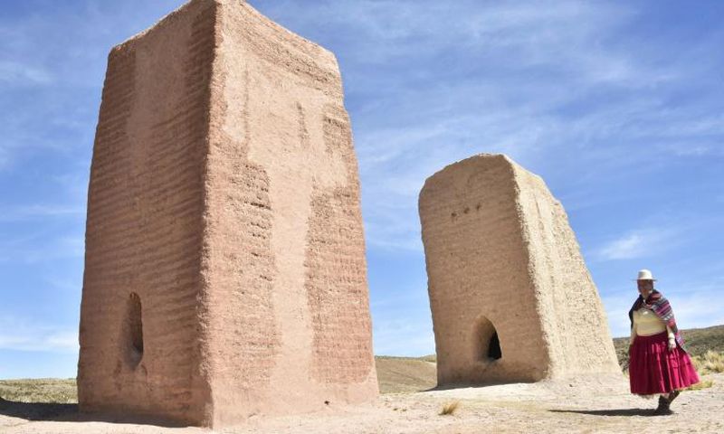 All the small doorways in the chullpas funerary towers face east, a fact that has been responsible for the development of numerous myths and legends