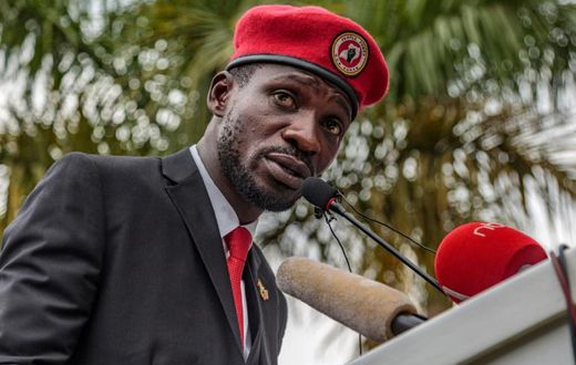 Singer turned politician Robert Kyagulanyi, also known as Bobi Wine, has been charged with annoying the president