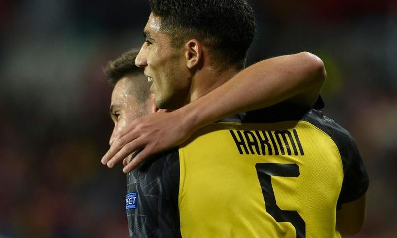 Hakimi scored twice to fire Dortmund to victory