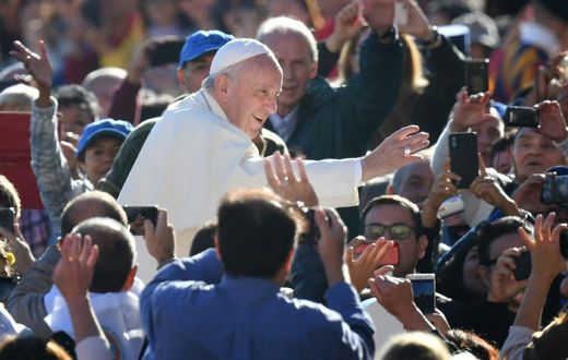 Pope Francis said last month he was 'not afraid' of a church schism