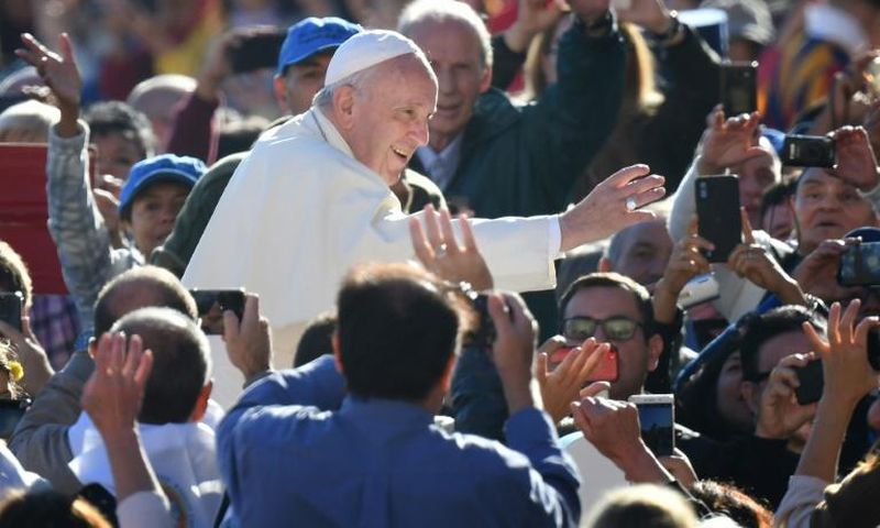 Pope Francis said last month he was 'not afraid' of a church schism
