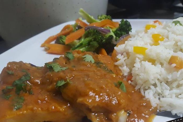 Fish curry, vegetable rice - Kui's Kitchen