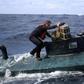 The US Coast Guard discovered about 5.4 tonnes of cocaine aboard a submarine off the Pacific coast of South America