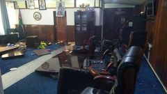 Teargas, chaos as goons attack Beatrice Elachi in Nairobi county assembly speaker's office