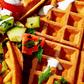 Greek Chickpea Waffles