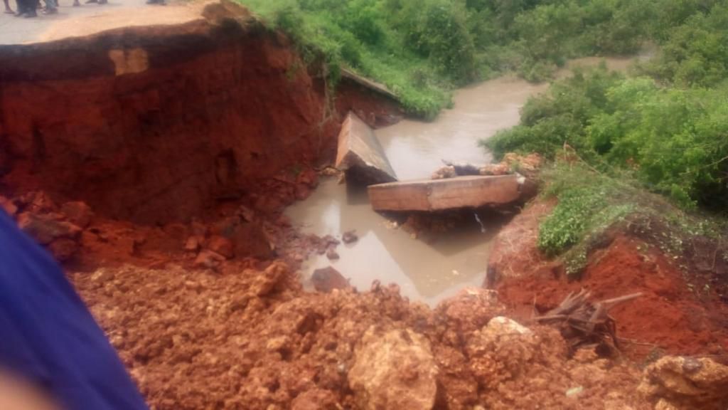 KeNHA warns of collapsed Likoni-Lunga Lunga road after rains in Kwale County