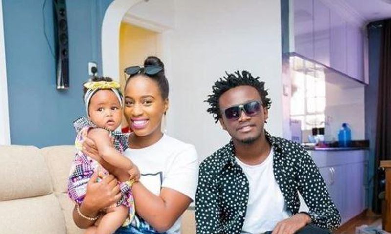 Bahati with Diana Marua and Heaven