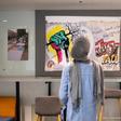 Dozens of photos of Sudanese protest art are being exhibited at London's SOAS university