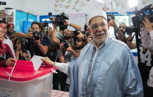 Ennahdha's presidential candidate Abdelfattah Mourou came third -- a disappointing result for the largest party in parliament