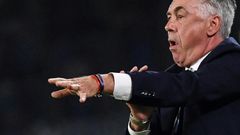 Carlo Ancelotti's Napoli are third in Serie A