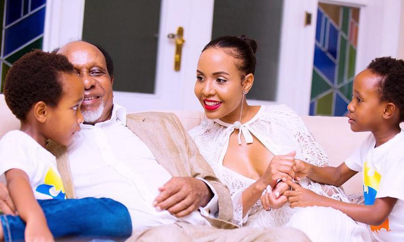 Reginald Mengi with his Wife Jacqueline Mengi