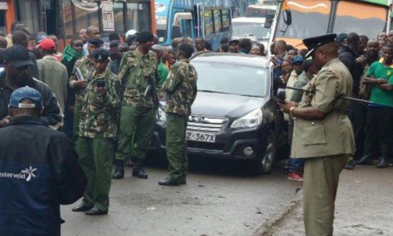 File image of police at a scene of crime