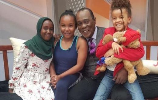 Jeff Koinage with Leyla Mohamed, Wendy Waeni and Ellyane Wanjiku on JKLive earlier this week