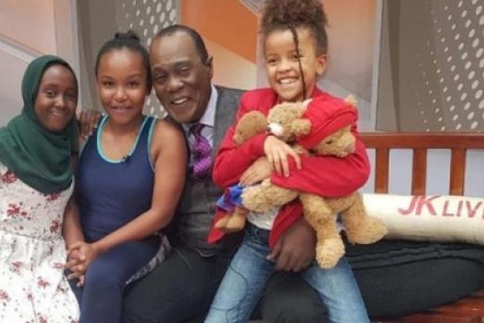 Jeff Koinage with Leyla Mohamed, Wendy Waeni and Ellyane Wanjiku on JKLive earlier this week