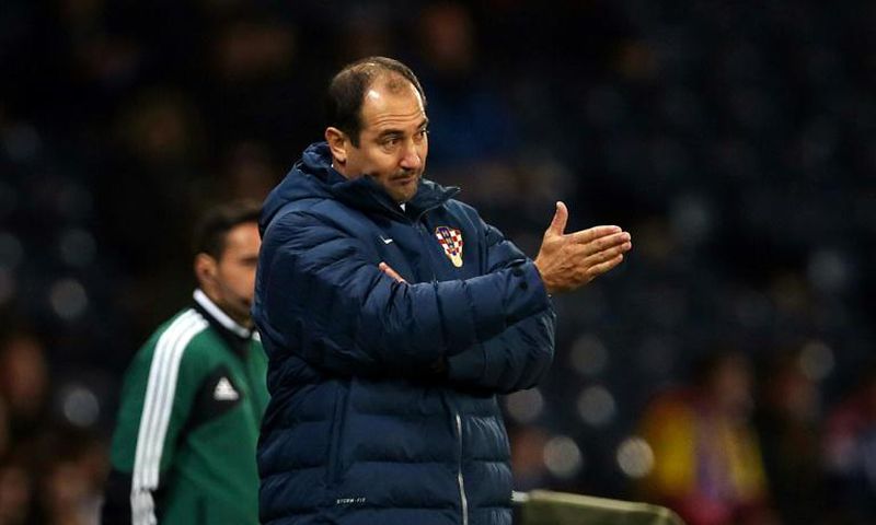 Igor Stimac seen here on the touchline when Croatia played Scotland in 2014 World Cup qualifying