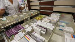 Drugs on display in a hospital in Kenya