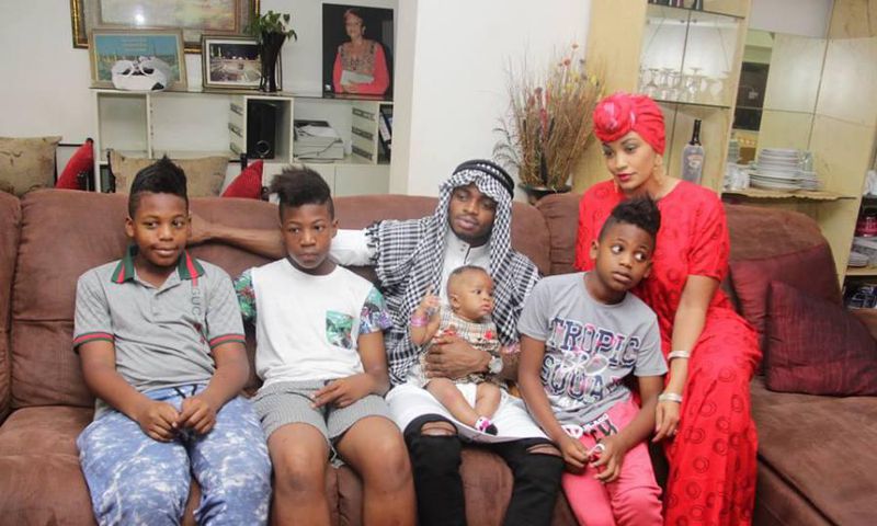 Diamond Platnumz Zari and Rapahel, Pinto, Tiffah and Quincy