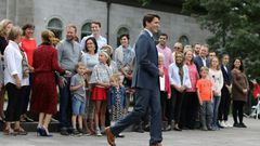 Liberal Party leader and Prime Minister Justin Trudeau kicks off his campaign for Canada's October 21 general elections