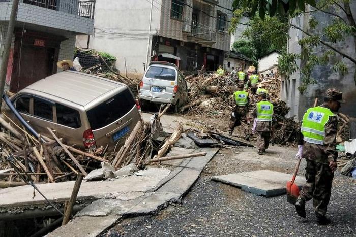 Typhoon Lekima hit the Chinese provinces of Zhejiang, Shandong and Anhui over the weekend, forcing more than two million residents to flee
