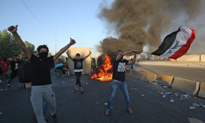 Iraqi authorities initially blamed "unidentified snipers" for protest deaths, but later acknowledged the military had used excessive force