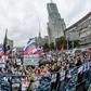 Tens of thousands took to the streets of Moscow after authorities refused to allow prominent opposition candidates to stand for the city parliament in September 8 elections