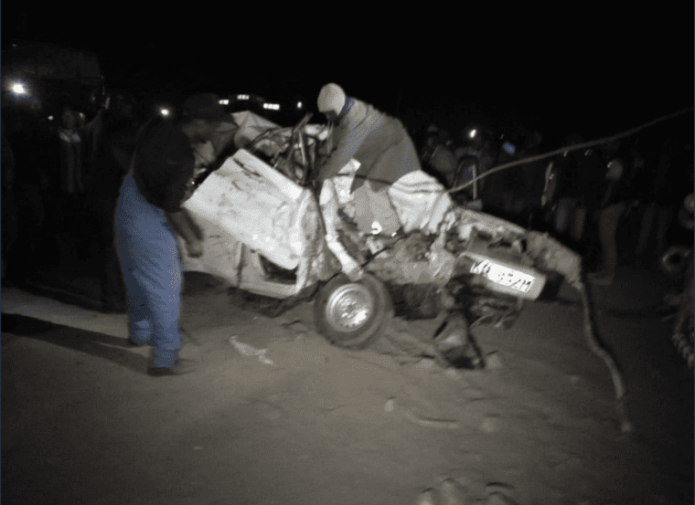 5 dead at Kamulu along Kangundo Road after Probox rammed into KBS bus