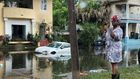 Storm, brimming with rain, barrels toward waterlogged Louisiana