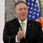 US Secretary of State Mike Pompeo (L) speaks during a joint press conference with Montenegro's Prime Minister after their meeting in Podgorica on October 4, 2019, as part of Pompeo's four-nation tour of Europe