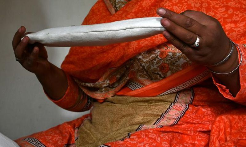 Charities estimate that less than a fifth of women in Pakistan used sanitary pads