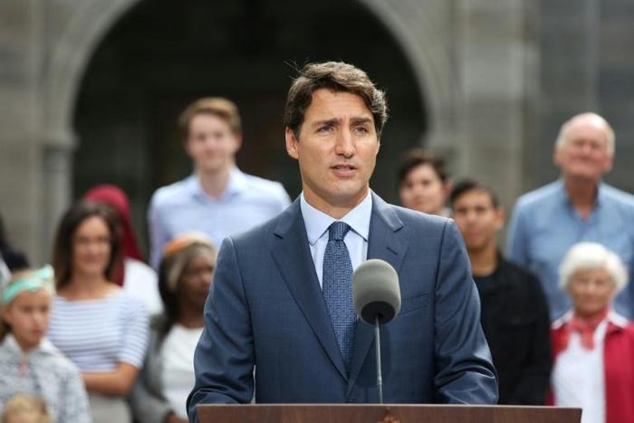 Canada's Prime Minister Justin Trudeau (pictured September 11, 2019) told reporters that Canadian officials were taking the security breach "very seriously" and had reached out to allies to reassure them