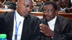 File image of Otiende Amollo with James Orengo