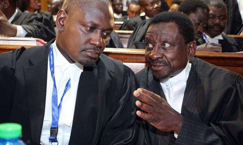 File image of Otiende Amollo with James Orengo