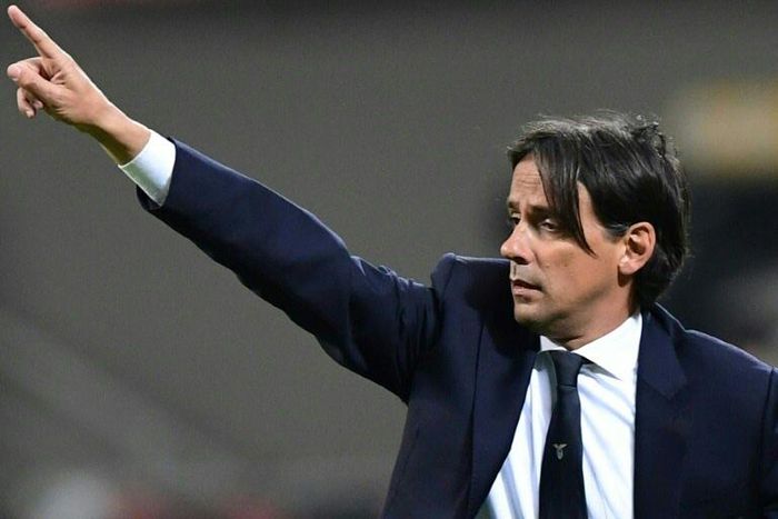 Former Lazio forward Simone Inzaghi led the team to the Coppa Italia trophy