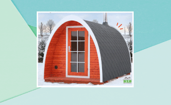 Amazon Is Selling A Two-Room 'Igloo' Sauna