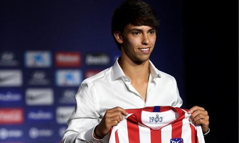 New recruit Joao Felix will wear the number 7 jersey at Atletico Madrid next season