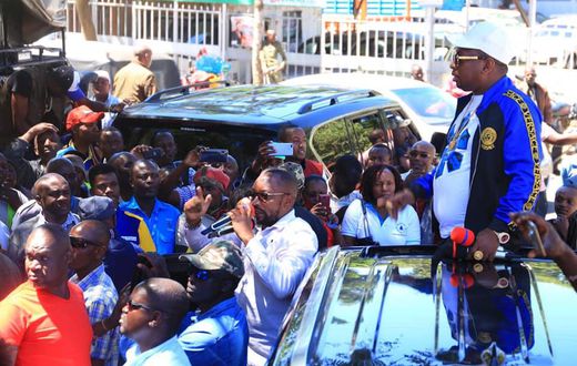 Drama as Sonko forces hotel manager to taste his food, brings Nakuru to a stand-still [Photos]