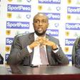 File image of SportPesa Chief Executive Officer Ronald Karauri (left) flanked by Kirimi Kaberia