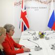 The meeting appeared to be frosty after the spy poisoning
