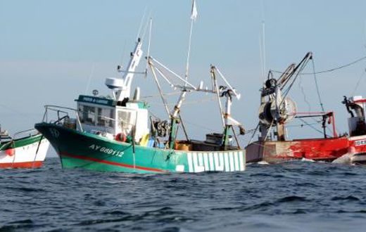 French fishermen clashed last year with their English counterparts in a dispute over access to scallop beds