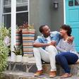 Couple buying home