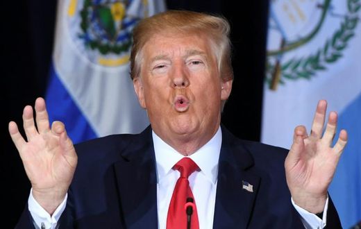 US President Donald Trump attends a multilateral meeting on Venezuela in New York, September 25, 2019, on the sidelines of the United Nations General Assembly