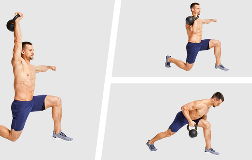 This Lawnmower Kettlebell Flow Cuts Through Fat
